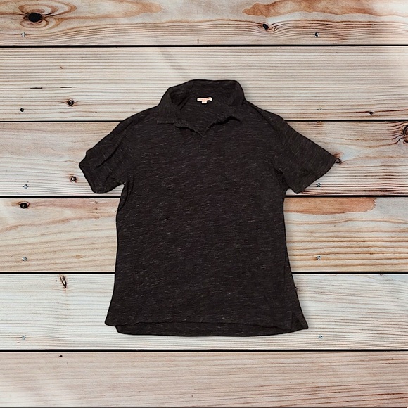 Cape Juby Gray Speckled Polo Shirt - Picture 1 of 5